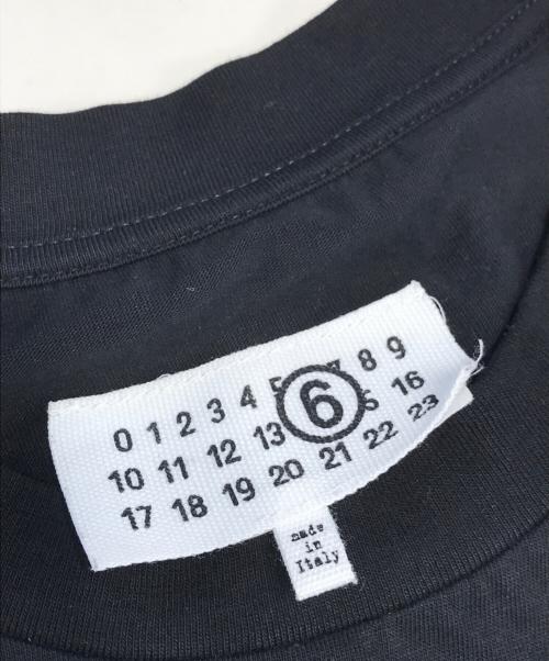 MM6（エムエムシックス）MM6 (エムエムシックス) キャット＆グリッタープリントTシャツ ブラック サイズ:Sの古着・服飾アイテム