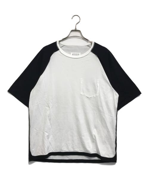 Maison Margiela（メゾンマルジェラ）Maison Margiela (メゾンマルジェラ) Fake Pocket Design T Shirt ホワイト サイズ:52の古着・服飾アイテム