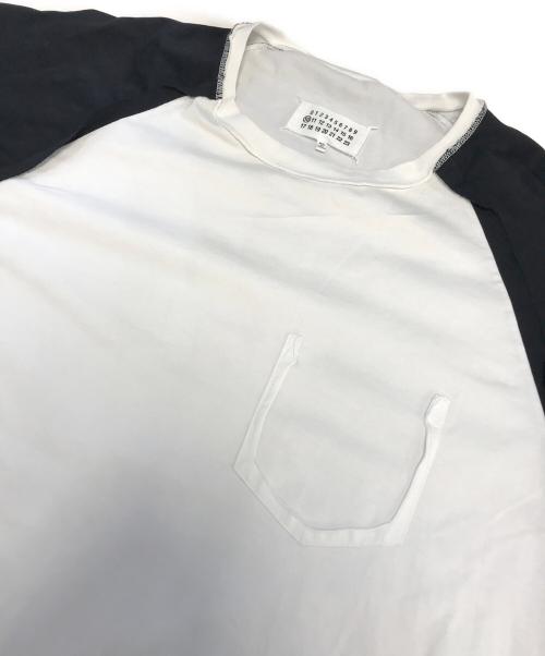 Maison Margiela（メゾンマルジェラ）Maison Margiela (メゾンマルジェラ) Fake Pocket Design T Shirt ホワイト サイズ:52の古着・服飾アイテム