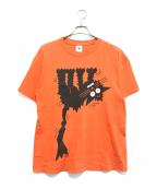 DELTAデルタ）の古着「プリントTシャツ」｜オレンジ