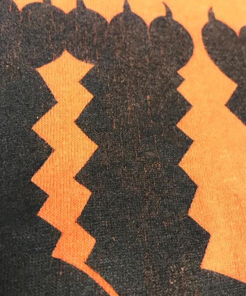 DELTA（デルタ）DELTA (デルタ) プリントTシャツ オレンジ サイズ:XLの古着・服飾アイテム