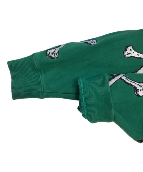 MAYO（メイヨー）MAYO (メイヨー) CROSS BONES Embroidery Hoodie グリーン サイズ:XL　　　の古着・服飾アイテム