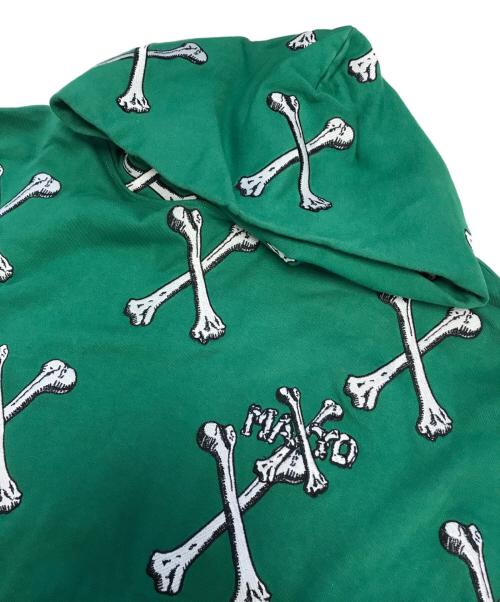 MAYO（メイヨー）MAYO (メイヨー) CROSS BONES Embroidery Hoodie グリーン サイズ:XL　　　の古着・服飾アイテム