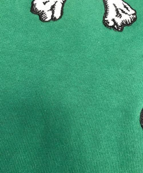 MAYO（メイヨー）MAYO (メイヨー) CROSS BONES Embroidery Hoodie グリーン サイズ:XL　　　の古着・服飾アイテム