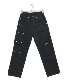 THUG CLUB（サグ クラブ）の古着「スタッズ装飾ロングパンツ」｜ブラック
