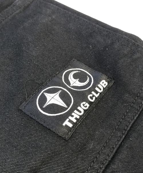 THUG CLUB（サグ クラブ）THUG CLUB (サグ クラブ) スタッズ装飾ロングパンツ ブラック サイズ:1の古着・服飾アイテム