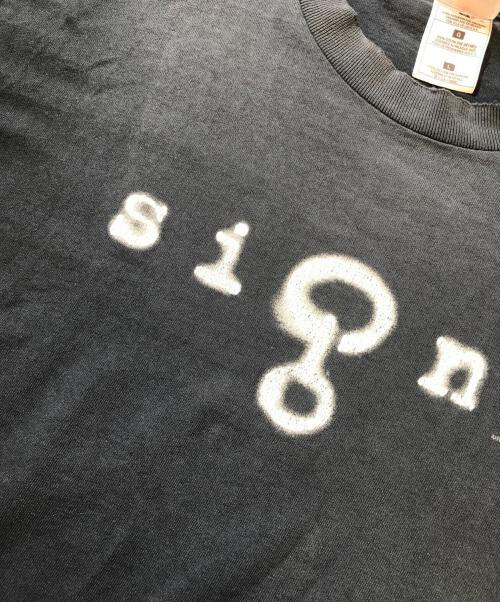 ムービーTシャツ（ムービーTシャツ）ムービーTシャツ (ムービーTシャツ) 90s-00s signs(サイン) ムービーTシャツ ネイビー サイズ:Lの古着・服飾アイテム