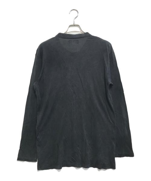 Yohji Yamamoto pour homme（ヨウジヤマモト プールオム）Yohji Yamamoto pour homme (ヨウジヤマモト プールオム) 90's ロングスリーブカットソー ブラック サイズ:Mの古着・服飾アイテム