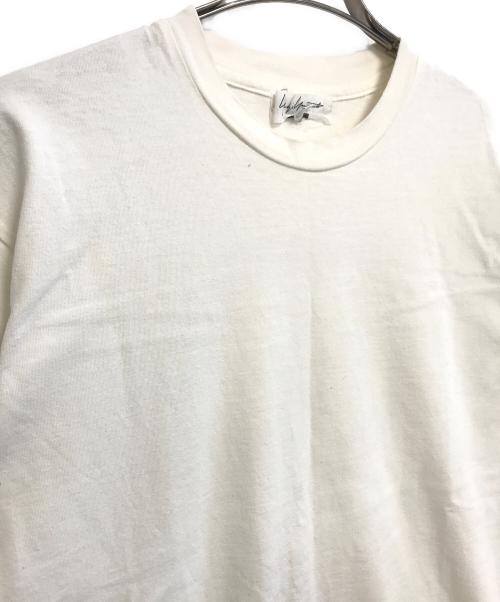 Yohji Yamamoto pour homme（ヨウジヤマモト プールオム）Yohji Yamamoto pour homme (ヨウジヤマモト プールオム) バックプリントTシャツ ホワイト サイズ:3の古着・服飾アイテム