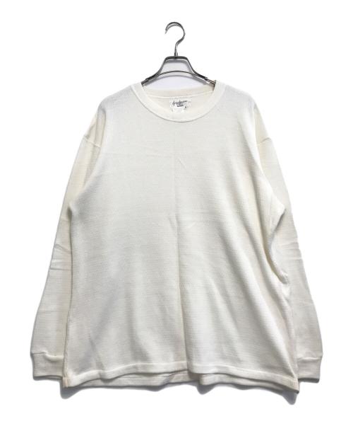 Yohji Yamamoto pour homme（ヨウジヤマモト プールオム）Yohji Yamamoto pour homme (ヨウジヤマモト プールオム) サーマルカットソー ホワイト サイズ:Mの古着・服飾アイテム