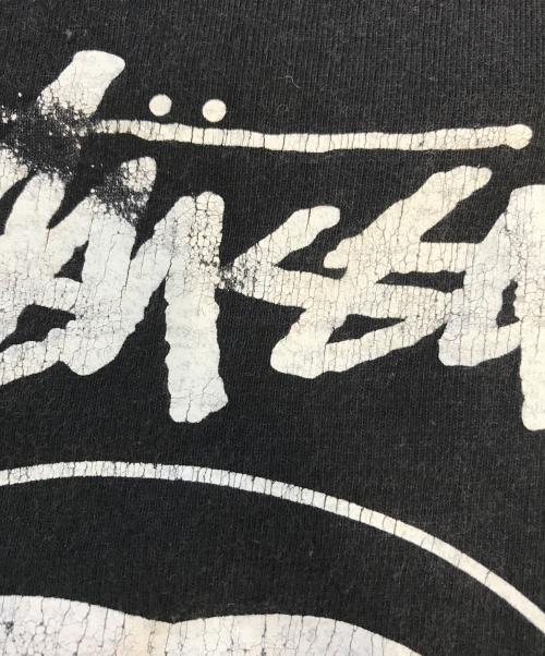 stussy（ステューシー）stussy (ステューシー) プリントTシャツ ブラック サイズ:Lの古着・服飾アイテム