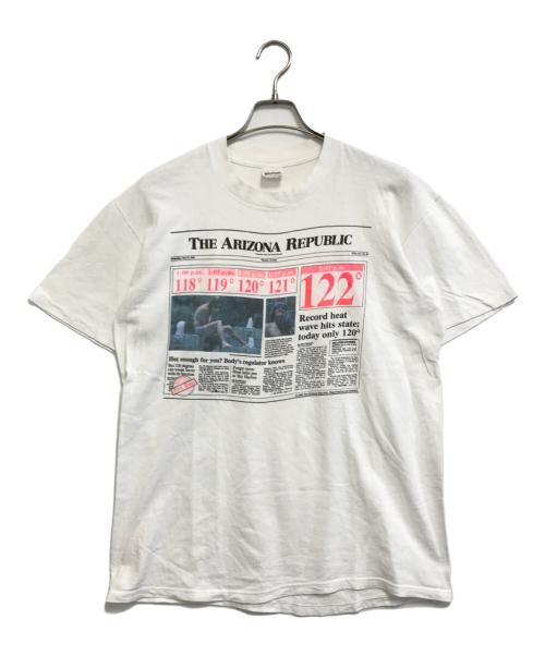 Stedman（ステッドマン）Stedman (ステッドマン) プリントTシャツ ホワイト サイズ:Lの古着・服飾アイテム