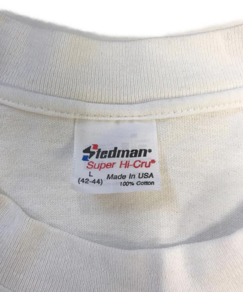 Stedman（ステッドマン）Stedman (ステッドマン) プリントTシャツ ホワイト サイズ:Lの古着・服飾アイテム