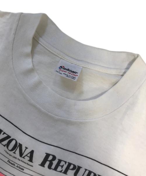 Stedman（ステッドマン）Stedman (ステッドマン) プリントTシャツ ホワイト サイズ:Lの古着・服飾アイテム