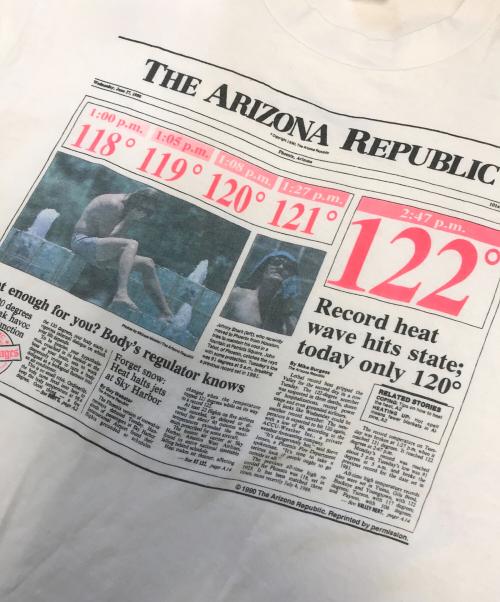 Stedman（ステッドマン）Stedman (ステッドマン) プリントTシャツ ホワイト サイズ:Lの古着・服飾アイテム