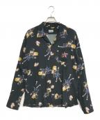 Schottショット）の古着「ハワイアンロングスリーブシャツ」｜ブラック