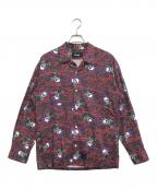 MASSESマシス）の古着「総柄シャツ」｜グレー