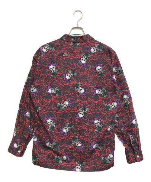 MASSES（マシス）MASSES (マシス) 総柄シャツ グレー サイズ:Sの古着・服飾アイテム