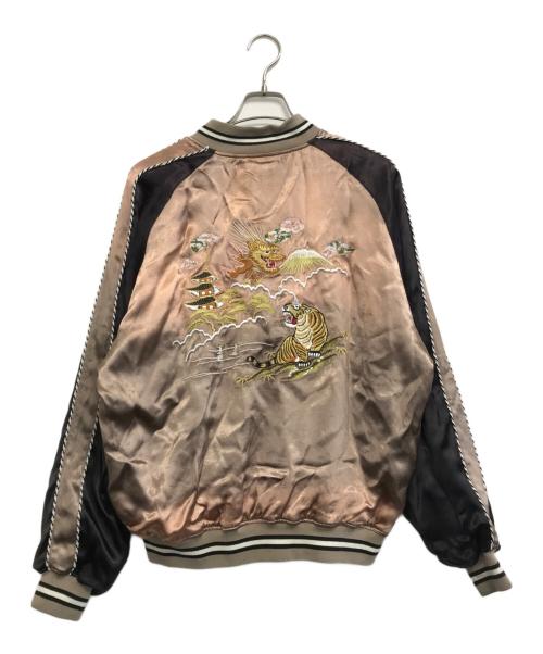 Schott（ショット）Schott (ショット) RAYON SUKA ASING JACKET ベージュ サイズ:Mの古着・服飾アイテム