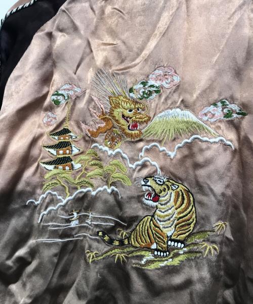 Schott（ショット）Schott (ショット) RAYON SUKA ASING JACKET ベージュ サイズ:Mの古着・服飾アイテム