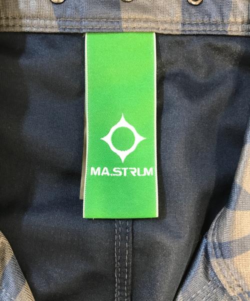MA.STRUM（マストラム）MA.STRUM (マストラム) ミリタリージャケット グレー×ネイビー サイズ:Ｍの古着・服飾アイテム