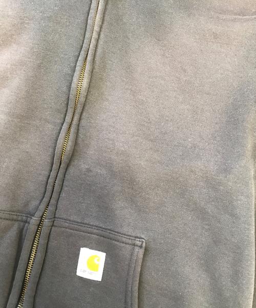 CarHartt（カーハート）CarHartt (カーハート) 裏サーマルジップパーカー ブラウン サイズ:表記なしの古着・服飾アイテム