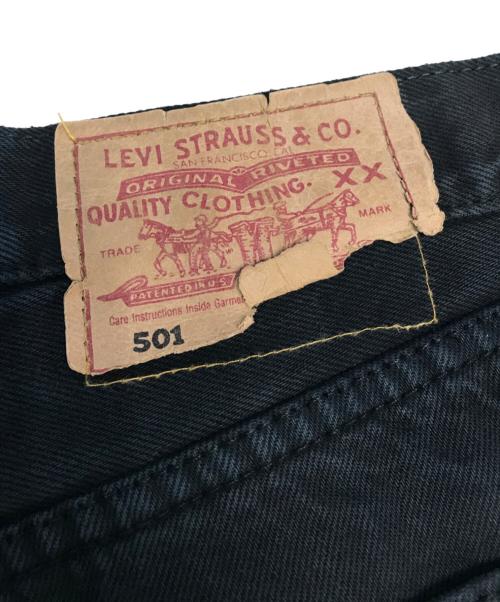 LEVI'S（リーバイス）LEVI'S (リーバイス) 501 後染めラックデニム ブラック サイズ:W34の古着・服飾アイテム