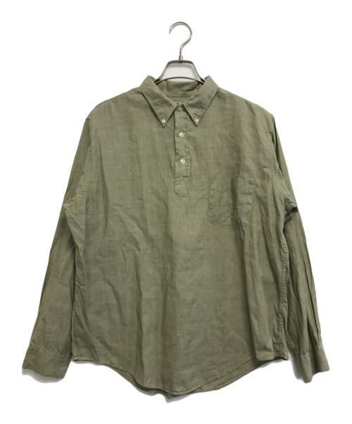 BLOCK'S（ブロックス）BLOCK'S (ブロックス) プルオーバーシャツ ベージュ サイズ:16-L-16 2/1の古着・服飾アイテム