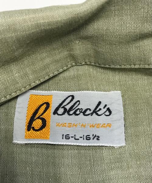 BLOCK'S（ブロックス）BLOCK'S (ブロックス) プルオーバーシャツ ベージュ サイズ:16-L-16 2/1の古着・服飾アイテム