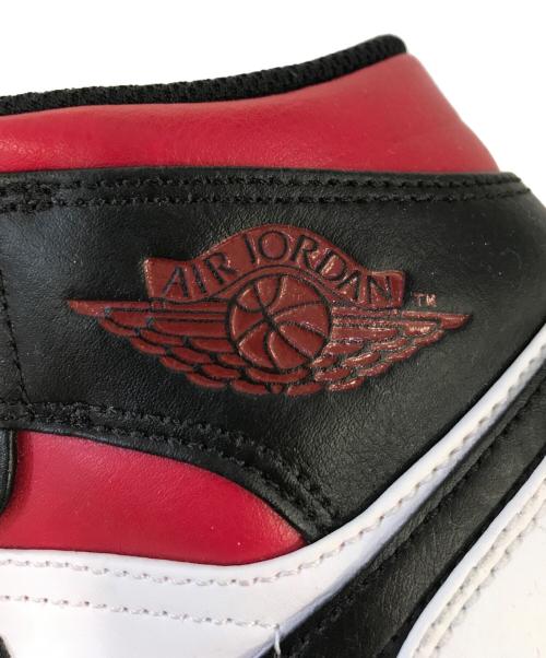 NIKE（ナイキ）NIKE (ナイキ) AIR JORDAN1 レッド サイズ:US7.5/UK6.5/EUR40.5/cm25.5/BR39/CN255(2.5)の古着・服飾アイテム