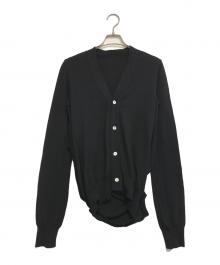 JUNYA WATANABE COMME des GARCONS（(ジュンヤワタナベ コムデギャルソン）の古着「変形カーディガン」｜ブラック