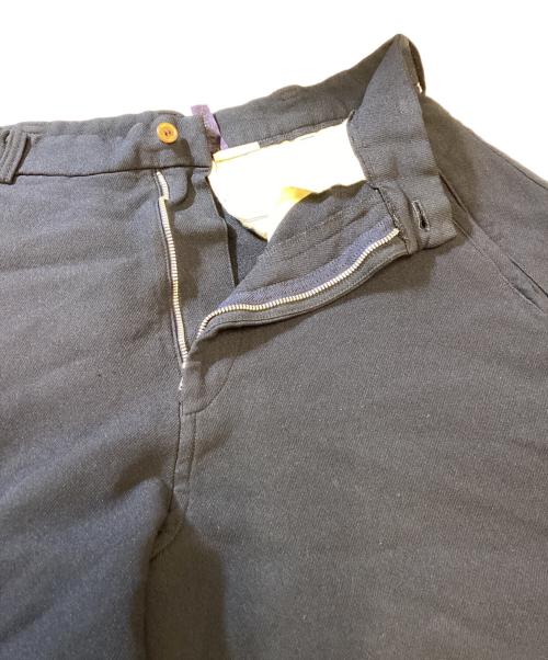 COMME des GARCONS（コムデギャルソン）COMME des GARCONS (コムデギャルソン) ポリ縮絨 クロップド キュロットパンツ ネイビー サイズ:XSの古着・服飾アイテム