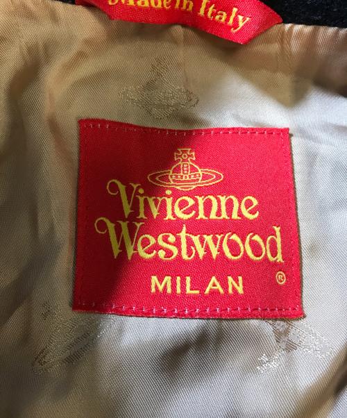 Vivienne Westwood（ヴィヴィアンウエストウッド）Vivienne Westwood (ヴィヴィアンウエストウッド) オーブボタンウールロングコート ネイビー サイズ:44の古着・服飾アイテム