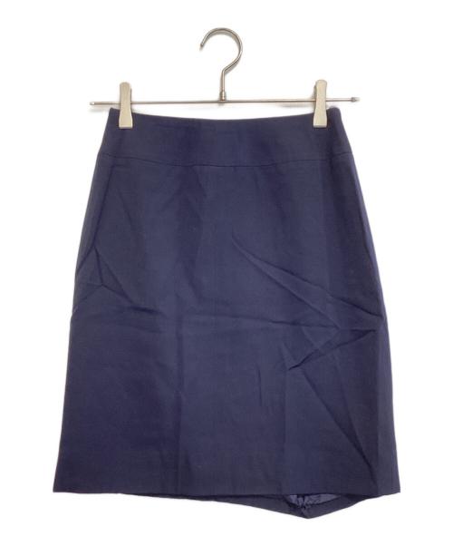 CHANEL（シャネル）CHANEL (シャネル) タイトスカート ネイビー サイズ:34の古着・服飾アイテム
