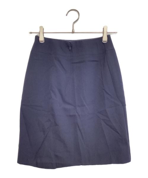 CHANEL（シャネル）CHANEL (シャネル) タイトスカート ネイビー サイズ:34の古着・服飾アイテム