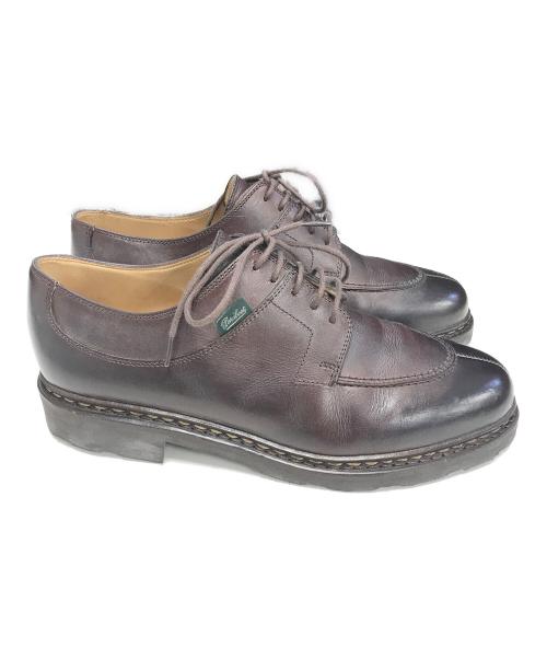 PARABOOT（パラブーツ）PARABOOT (パラブーツ) Uチップシューズ ブラウン サイズ:7の古着・服飾アイテム