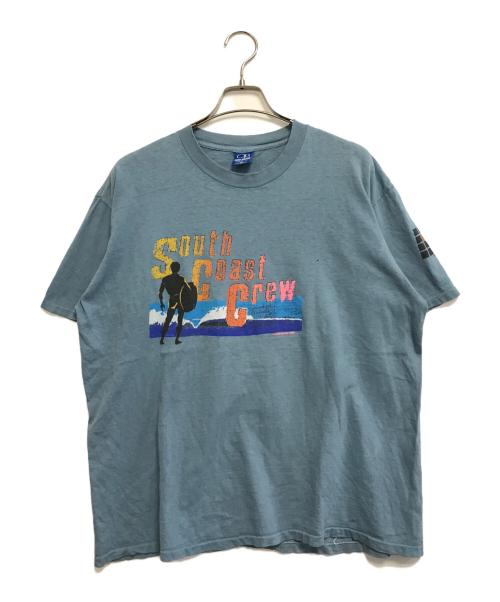 Ocean Pacific（オーシャンパシフィック）Ocean Pacific (オーシャンパシフィック) プリントTシャツ スカイブルー サイズ:XL　　　の古着・服飾アイテム