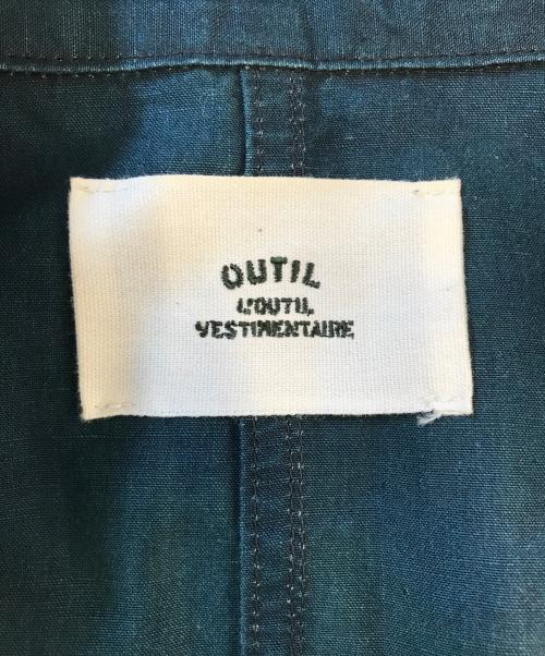 OUTIL（ウティ）OUTIL (ウティ) リネンジャケット グリーン サイズ:2の古着・服飾アイテム