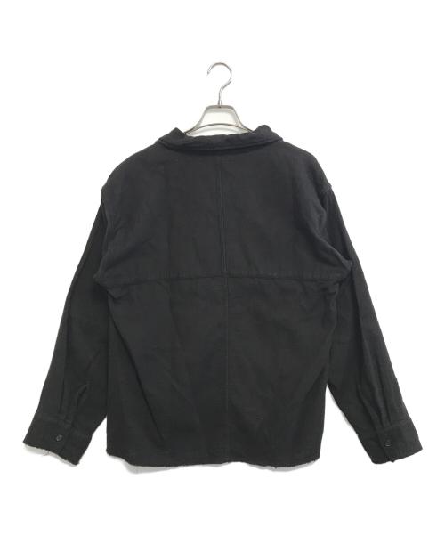 ANCELLM（アンセルム）ANCELLM (アンセルム) DOUBLEGAUZE SHIRT ブラック サイズ:1の古着・服飾アイテム