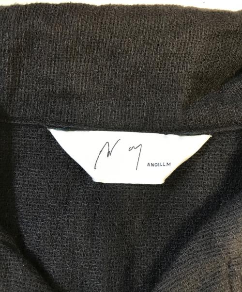 ANCELLM（アンセルム）ANCELLM (アンセルム) DOUBLEGAUZE SHIRT ブラック サイズ:1の古着・服飾アイテム