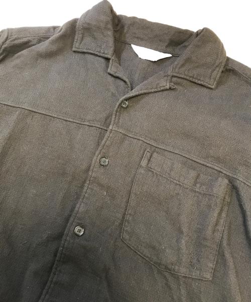 ANCELLM（アンセルム）ANCELLM (アンセルム) DOUBLEGAUZE SHIRT ブラック サイズ:1の古着・服飾アイテム