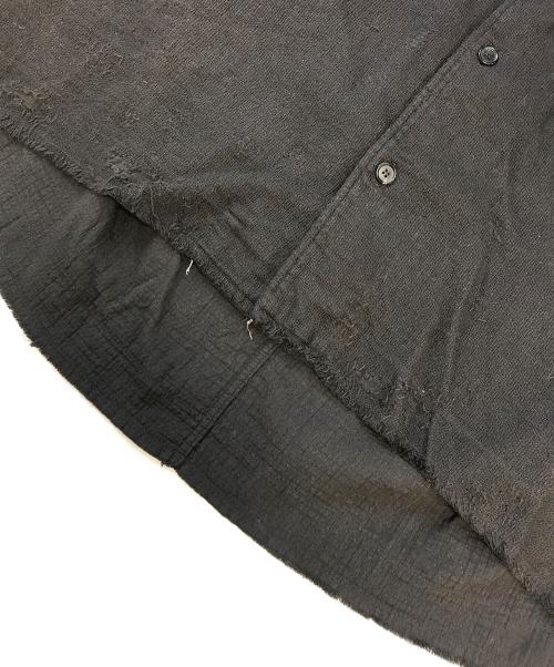 ANCELLM（アンセルム）ANCELLM (アンセルム) DOUBLEGAUZE SHIRT ブラック サイズ:1の古着・服飾アイテム