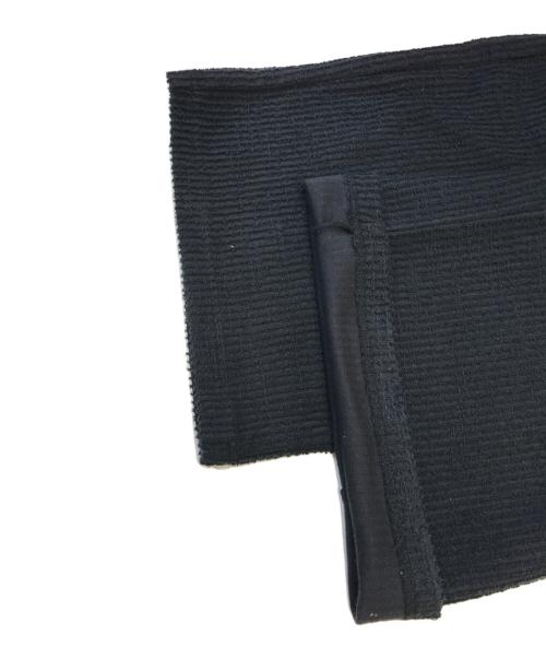 ANCELLM（アンセルム）ANCELLM (アンセルム) Cut Stripe Easy Slacks ブラック サイズ:1の古着・服飾アイテム