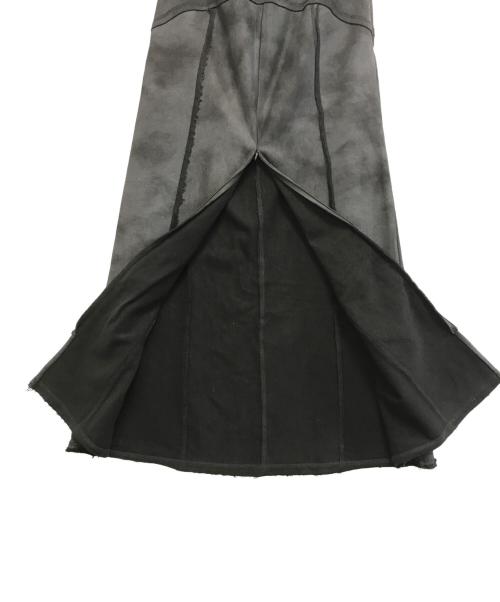 PRANK PROJECT（プランクプロジェクト）PRANK PROJECT (プランクプロジェクト) アウトシームスウェットマキシスカート ブラック サイズ:36の古着・服飾アイテム