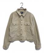 POLO RALPH LAURENポロ・ラルフローレン）の古着「コーデュロイトラッカージャケット」｜アイボリー