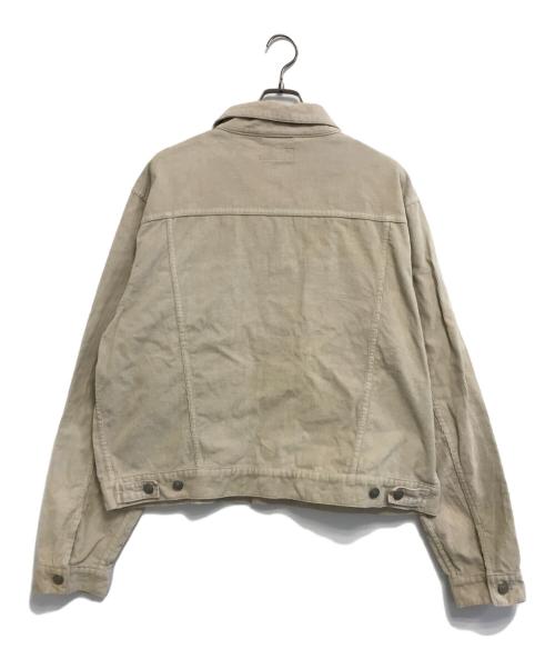 POLO RALPH LAUREN（ポロ・ラルフローレン）POLO RALPH LAUREN (ポロ・ラルフローレン) コーデュロイトラッカージャケット アイボリー サイズ:XXLの古着・服飾アイテム