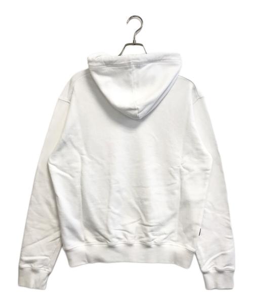 DSQUARED2（ディースクエアード）DSQUARED2 (ディースクエアード) SMURFS COOL SWEATSHIRT ロゴ スウェット フーディ ホワイト サイズ:Mの古着・服飾アイテム