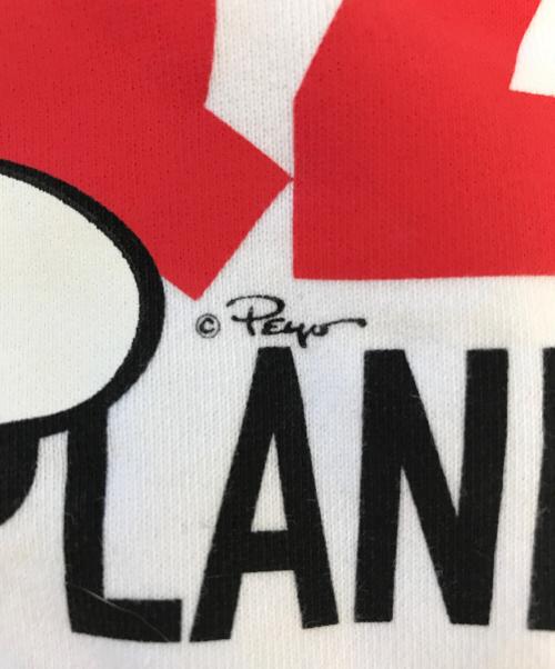 DSQUARED2（ディースクエアード）DSQUARED2 (ディースクエアード) SMURFS COOL SWEATSHIRT ロゴ スウェット フーディ ホワイト サイズ:Mの古着・服飾アイテム