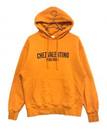 VALENTINO（ヴァレンティノ）の古着「プルオーバーパーカー」｜オレンジ
