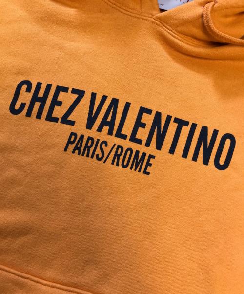 VALENTINO（ヴァレンティノ）VALENTINO (ヴァレンティノ) プルオーバーパーカー オレンジ サイズ:XSの古着・服飾アイテム